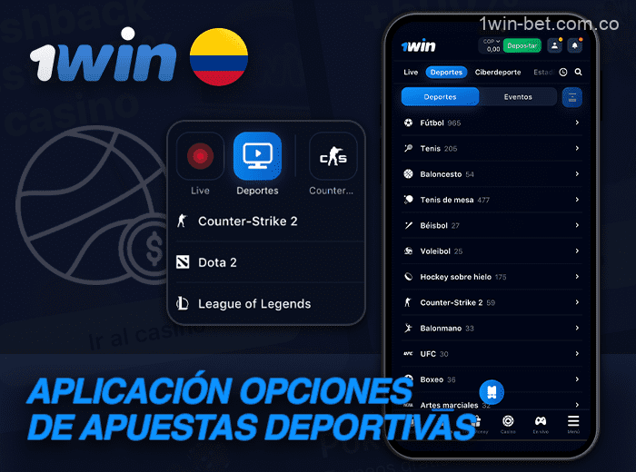 Opciones de apuestas deportivas en la aplicación móvil 1win: apuestas pre-partido, apuestas en vivo, apuestas deportivas virtuales